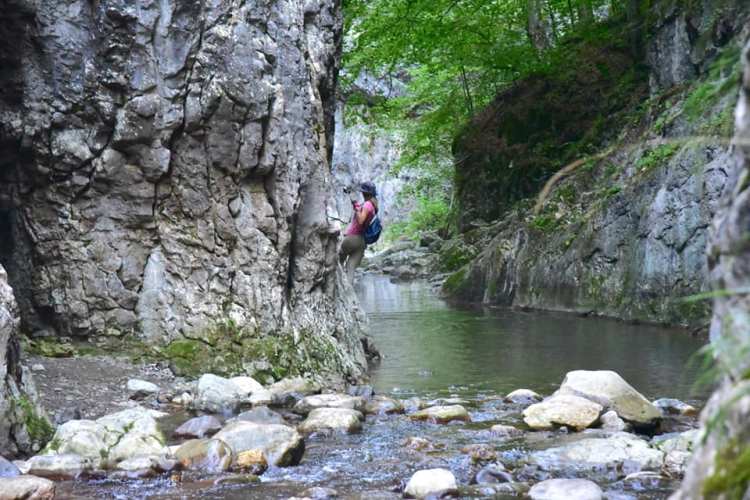crossing Ramet Gorges Romania